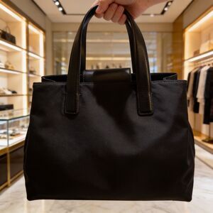 Coach New York Mercer Black Purse Twill Leather Bag